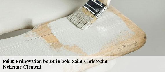 Peintre rénovation boiserie bois  saint-christophe-23000 Nehemie Clément 