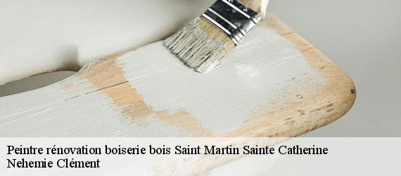 Peintre rénovation boiserie bois saint-martin-sainte-catherine-23430 Nehemie Clément