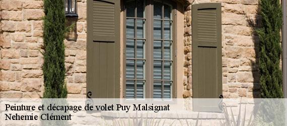 Peinture et décapage de volet  puy-malsignat-23130 Nehemie Clément 