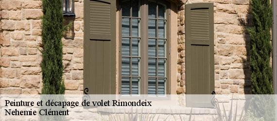 Peinture et décapage de volet  rimondeix-23140 Nehemie Clément 